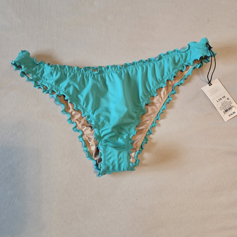Shade & Shore Turquoise Bikini Bottom
